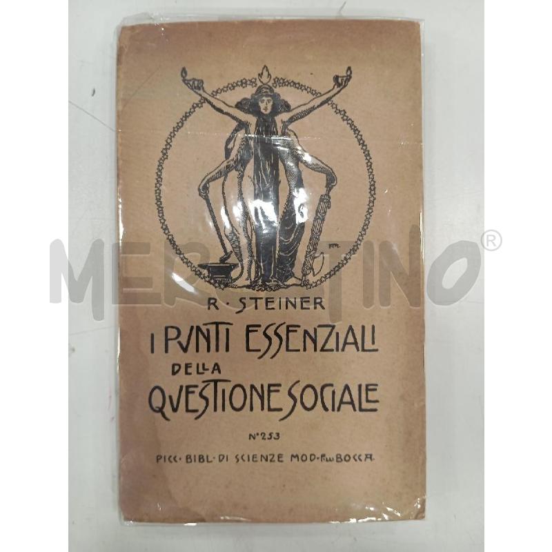 STEINER I PUNTI ESSENZIALI DELLA QUESTIONE SOCIALE | Mercatino dell'Usato Roma viale tirreno 1