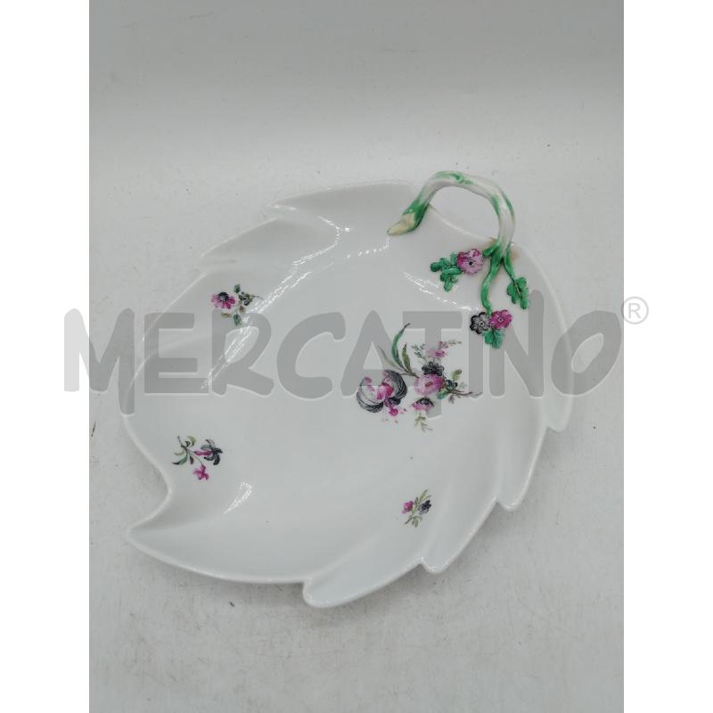 SVUOATTASCHE FOGLIA MEISSEN FIORI ROSA GRIGIO | Mercatino dell'Usato Roma viale tirreno 2