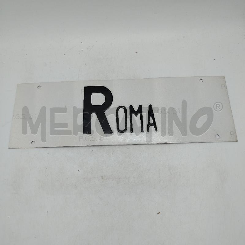 TARGA ROMA  | Mercatino dell'Usato Roma viale tirreno 1