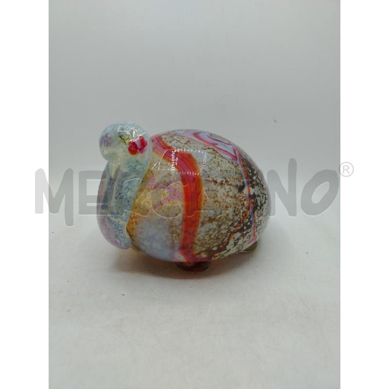 TARTARUGA V MURANO MULTICOLOR | Mercatino dell'Usato Roma viale tirreno 1