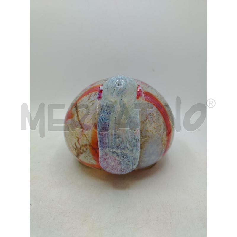 TARTARUGA V MURANO MULTICOLOR | Mercatino dell'Usato Roma viale tirreno 2