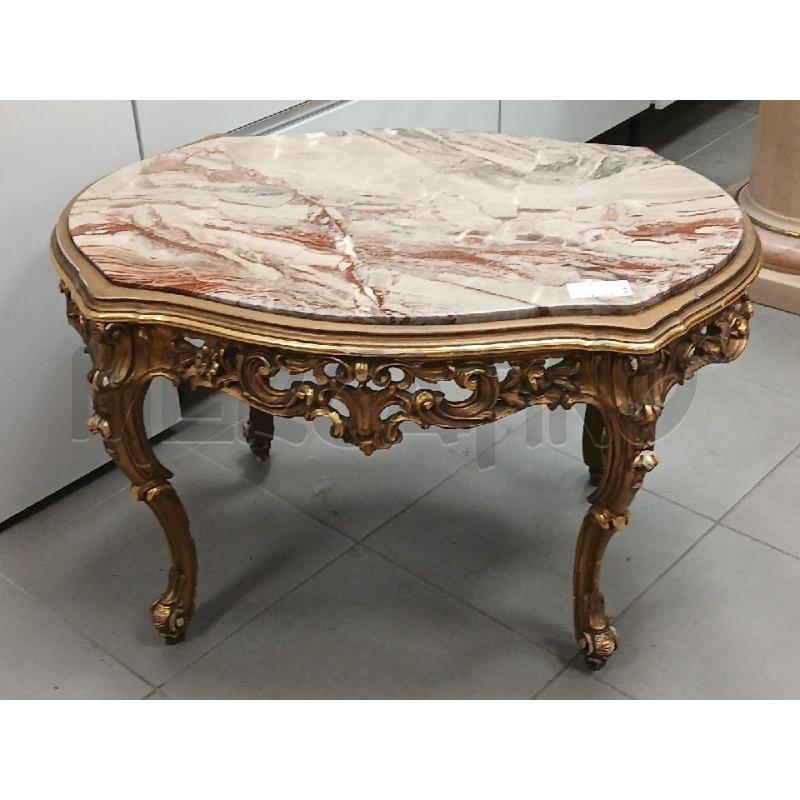 TAVOLINO LEGNO DORATO P/MARMO | Mercatino dell'Usato Roma viale tirreno 1