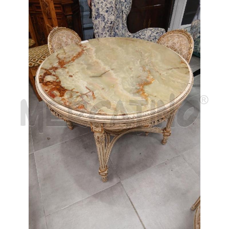 TAVOLO TONDO VENEZIANO P/MARMO | Mercatino dell'Usato Roma viale tirreno 1