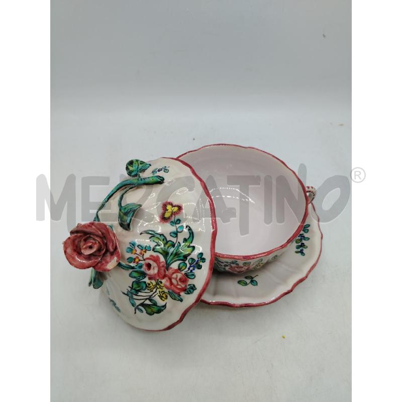 TAZZA CN MANICI COP FIORE | Mercatino dell'Usato Roma viale tirreno 2