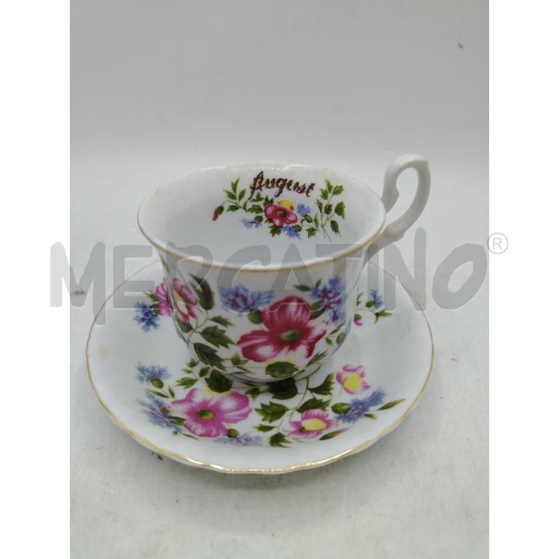 TAZZA COVENT GARDEN AGOSTO FIORI ROSA | Mercatino dell'Usato Roma viale tirreno 1