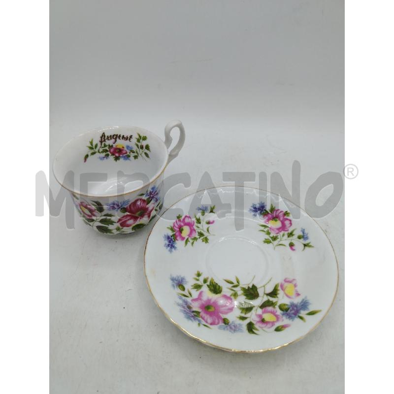 TAZZA COVENT GARDEN AGOSTO FIORI ROSA | Mercatino dell'Usato Roma viale tirreno 2