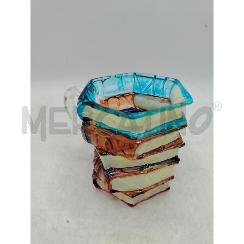 TAZZA MULTICOLOR FASCIATA | Mercatino dell'Usato Roma viale tirreno 1