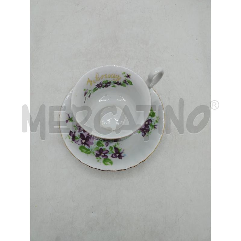 TAZZINA COVENT GARDENFIORI VIOLA | Mercatino dell'Usato Roma viale tirreno 2