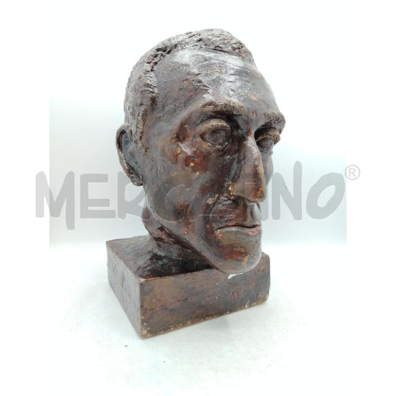 TESTA UOMOP GESSO RIVESTITA  | Mercatino dell'Usato Roma viale tirreno 1
