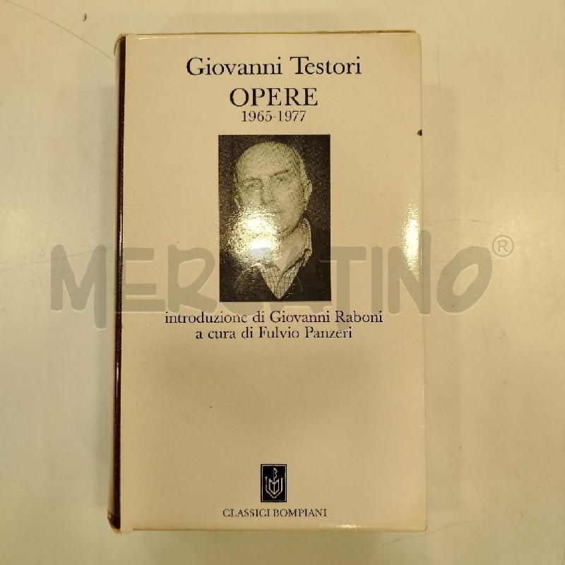 TESTORI OPERE 1965-1977 | Mercatino dell'Usato Roma viale tirreno 1