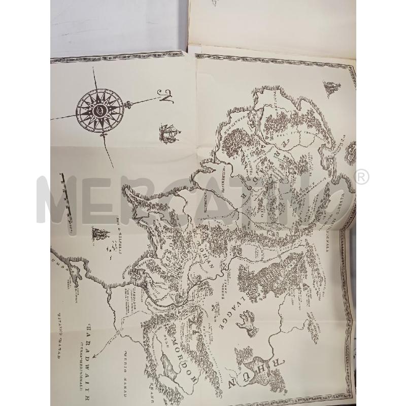 TOLKIEN IL SIGNORE DEGLI ANELLI BOMPIANI CON MAPPA | Mercatino dell'Usato Roma viale tirreno 2