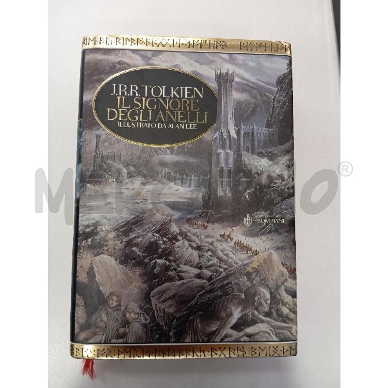 TOLKIEN IL SIGNORE DEGLI ANELLI ILLUSTRATO LEE BOMPIANI DELUXE 2003 CON MAPPA | Mercatino dell'Usato Roma viale tirreno 1