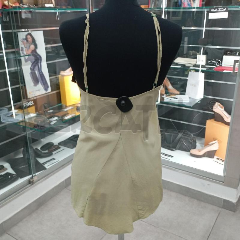 TOP PINKO VERDE SETA  | Mercatino dell'Usato Roma viale tirreno 2