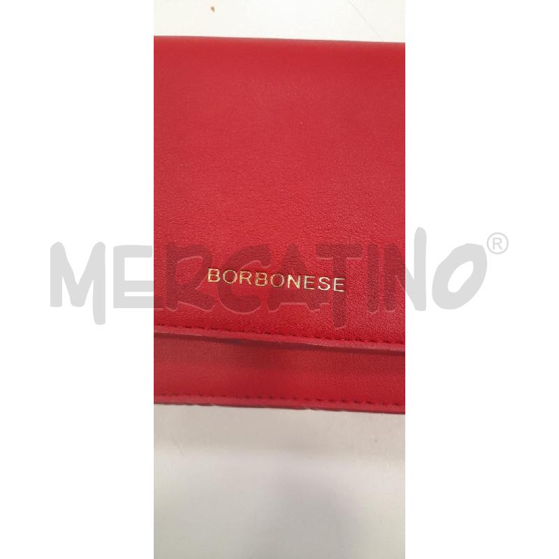 TRACOLLINA D BORBONESE ROSSA RETTANGOLARE LOGO DORATO | Mercatino dell'Usato Roma viale tirreno 3