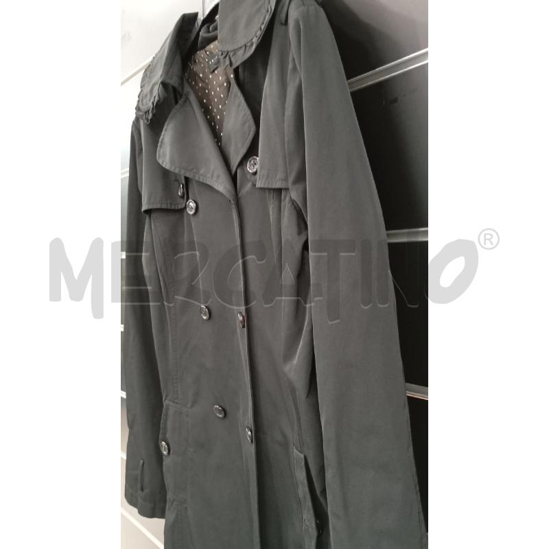 TRENCH D TRENCH NE COLLETTO DRAP | Mercatino dell'Usato Roma viale tirreno 3