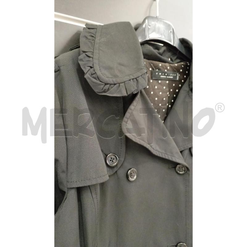 TRENCH D TRENCH NE COLLETTO DRAP | Mercatino dell'Usato Roma viale tirreno 4