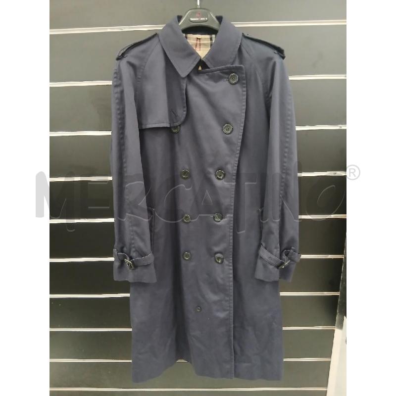 TRENCH U BURBERRY BLU  | Mercatino dell'Usato Roma viale tirreno 1