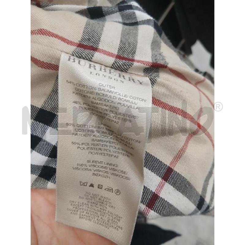 TRENCH U BURBERRY BLU  | Mercatino dell'Usato Roma viale tirreno 4