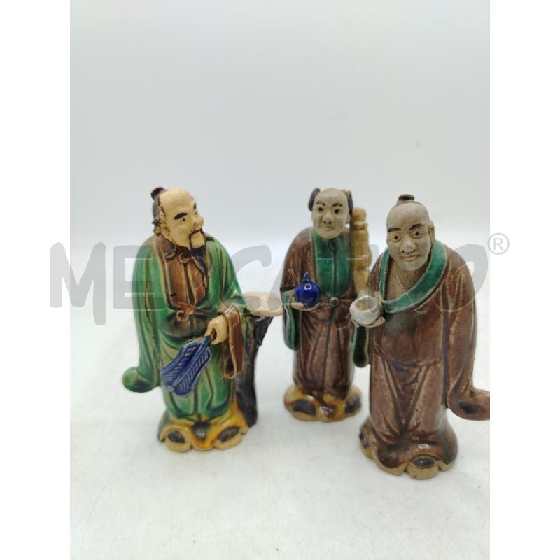TRIS STATUINE ORIENTALI | Mercatino dell'Usato Roma viale tirreno 2