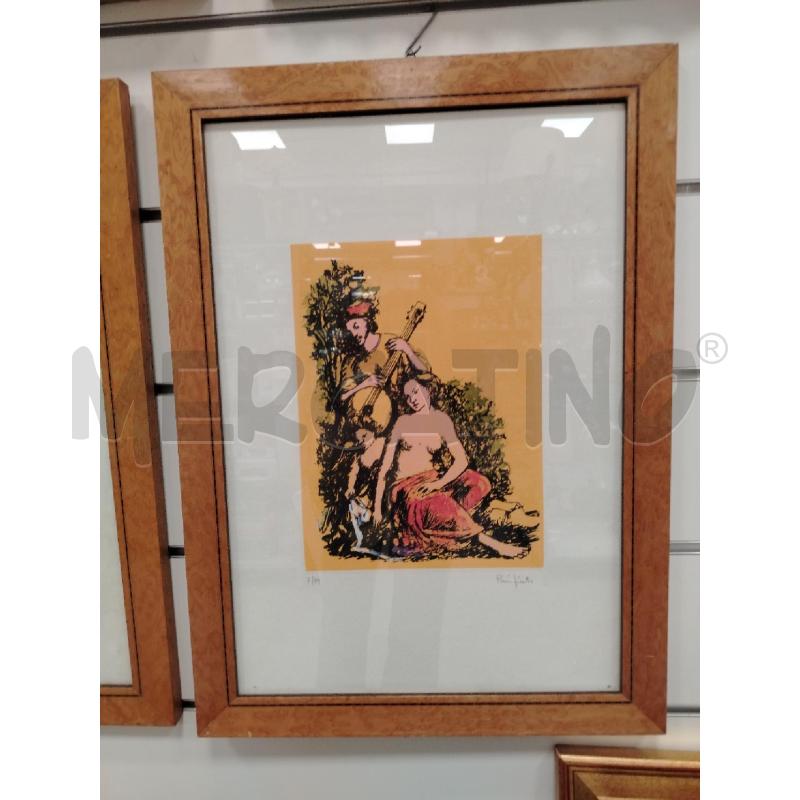 TRITTICO SERIGRAFIE DECAMERON A FIRMA PURIFICATO | Mercatino dell'Usato Roma viale tirreno 2