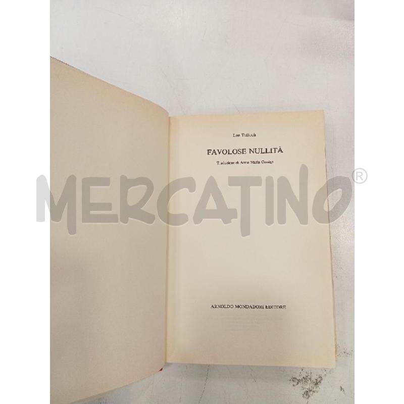TULLOCH FAVOLOSE NULLITÀ | Mercatino dell'Usato Roma viale tirreno 2