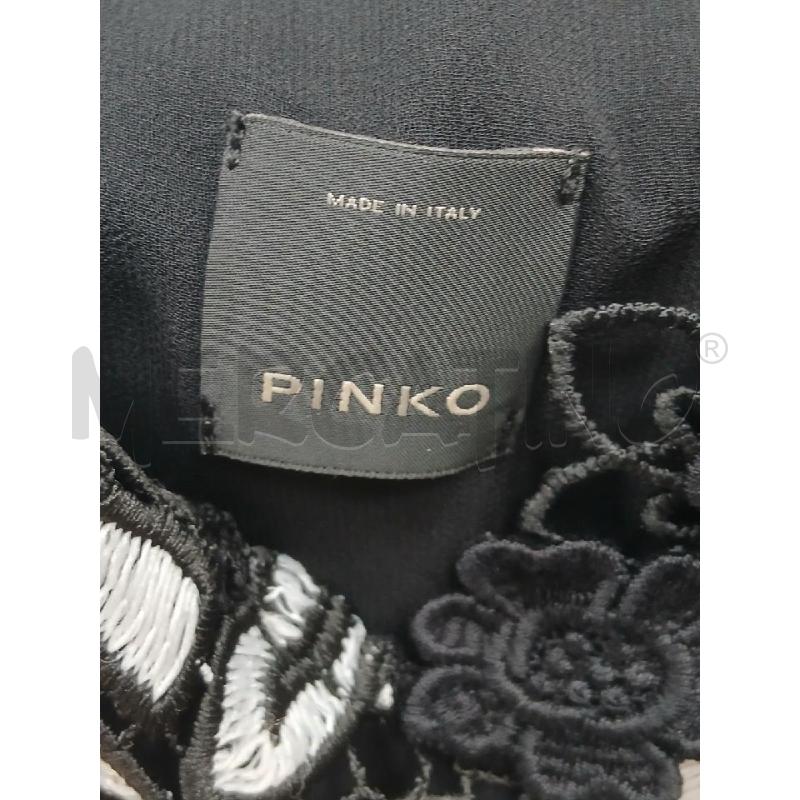 TUTA D JUMPSUIT NERO COPETTO RICAMATO BIANCO/NERO | Mercatino dell'Usato Roma viale tirreno 4