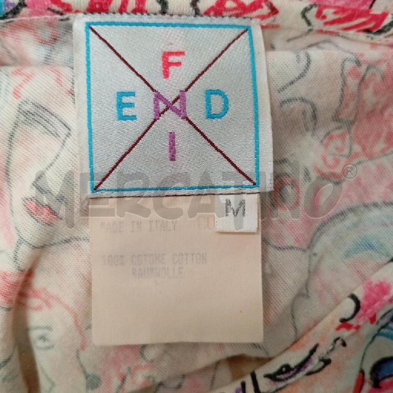 T SHIRT D FENDI VINT VOLTI FEMMINILI CAPELLI RSS  | Mercatino dell'Usato Roma viale tirreno 4