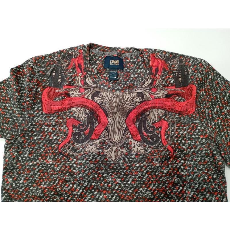 T SHIRT UCLASS CAVALLI AR GR BI STAMPA  | Mercatino dell'Usato Roma viale tirreno 2