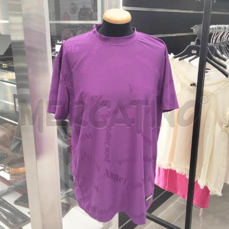 T SHIRT U PALM ANGELS VI SCRITTE  | Mercatino dell'Usato Roma viale tirreno 1