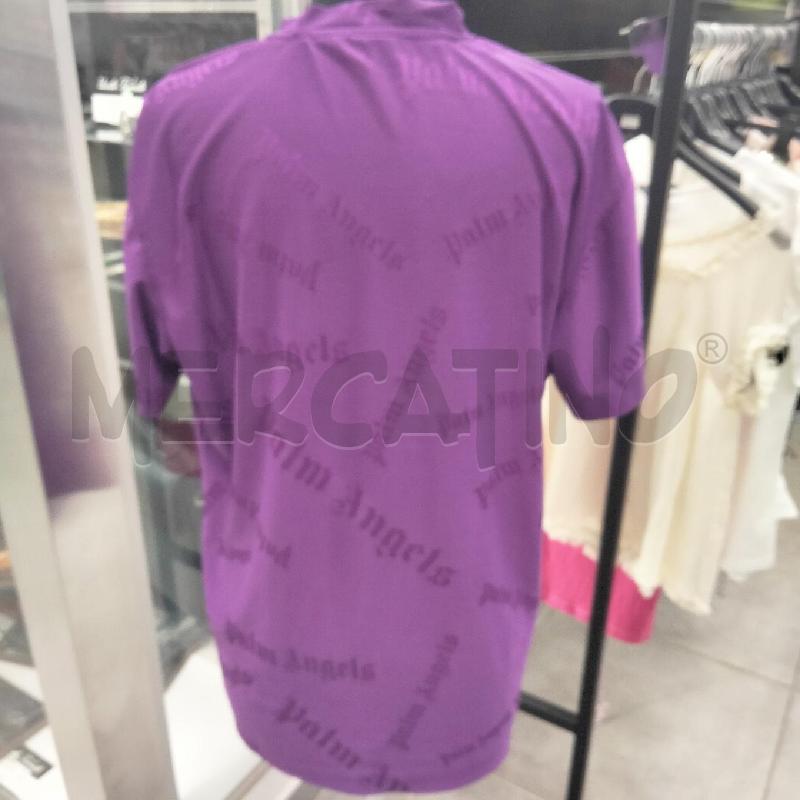 T SHIRT U PALM ANGELS VI SCRITTE  | Mercatino dell'Usato Roma viale tirreno 2