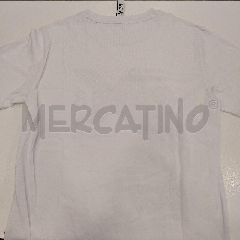 T SHIRT U SUN68 BI SCRITTA NE CE FRONT  | Mercatino dell'Usato Roma viale tirreno 2