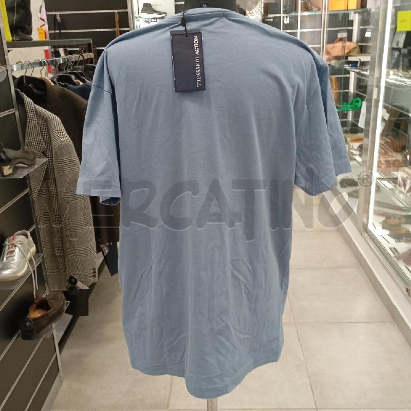 T SHIRT U TRUSSARDI ACTION BL DELAVE SCRITTA AMERICANA  | Mercatino dell'Usato Roma viale tirreno 2