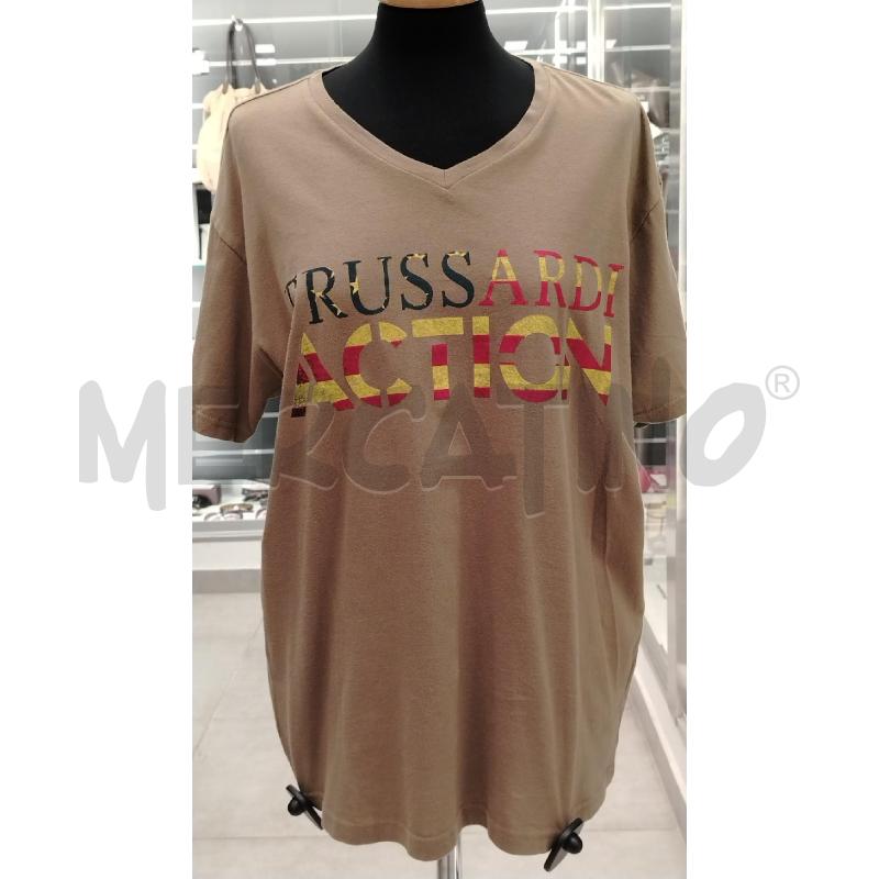 T SHIRT U TRUSSARDI ACTION MA SCRITTA AMERICANA  | Mercatino dell'Usato Roma viale tirreno 1