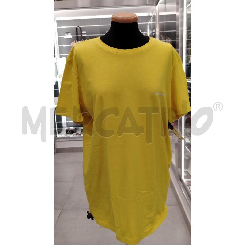 T SHIRT U TRUSSARDI GI SCRITTA BI FRONT LOGO RETRO | Mercatino dell'Usato Roma viale tirreno 1