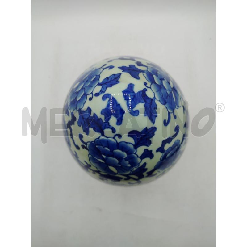 UOVO ORIENTALE DEC FIORI BLU | Mercatino dell'Usato Roma viale tirreno 2