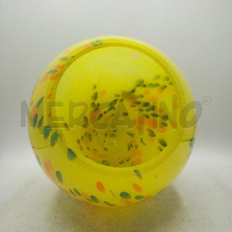 UOVO VETRO VILLEROY BOCH GIALLO DECORATO | Mercatino dell'Usato Roma viale tirreno 4
