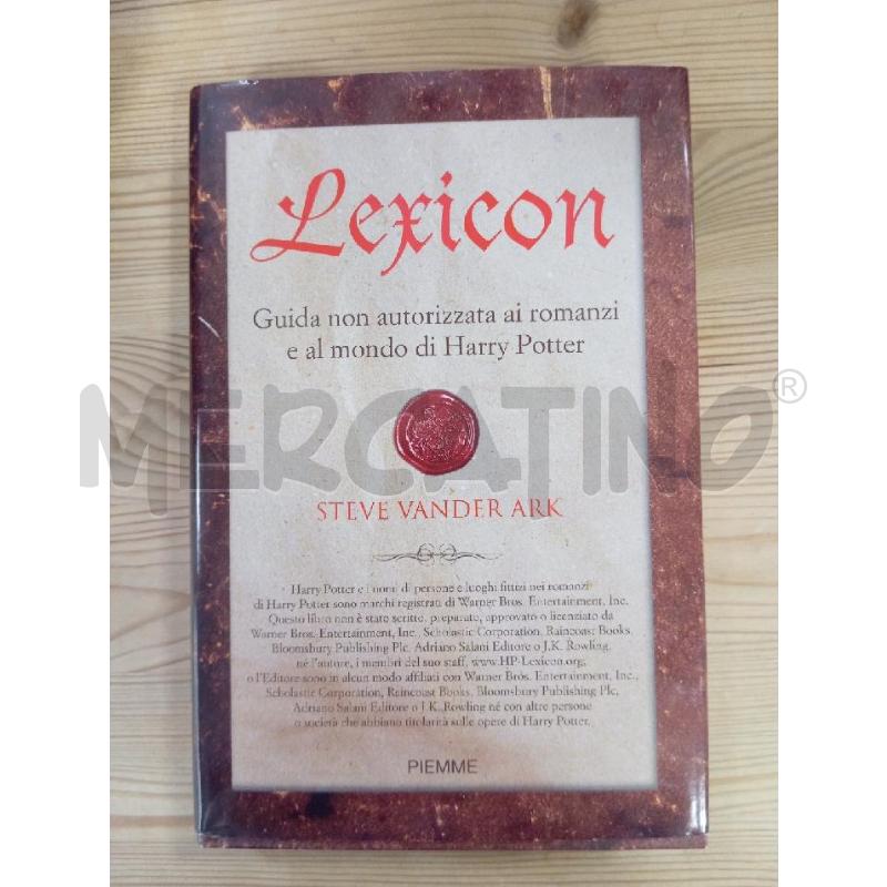 VANDER ARK LEXICON GUIDA HARRY POTTER | Mercatino dell'Usato Roma viale tirreno 1