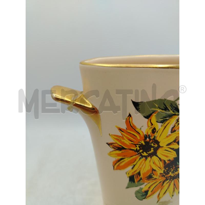 VASETTO BEIGE ENGLAND GIRASOLI | Mercatino dell'Usato Roma viale tirreno 4