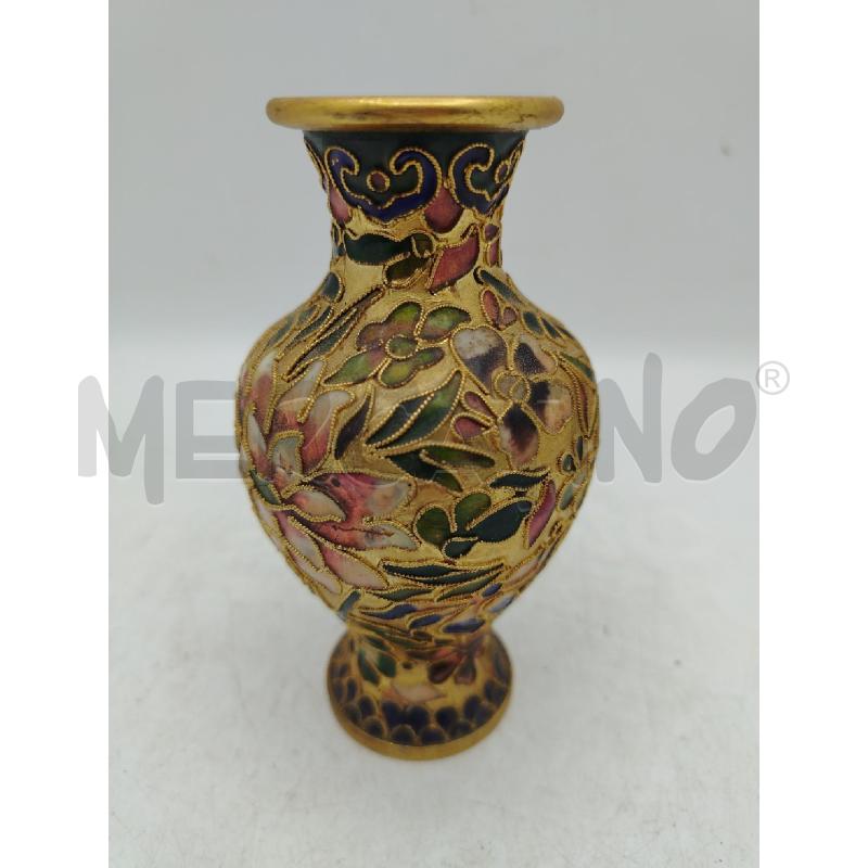VASETTO CLOISONNE DEC FIORI | Mercatino dell'Usato Roma viale tirreno 2