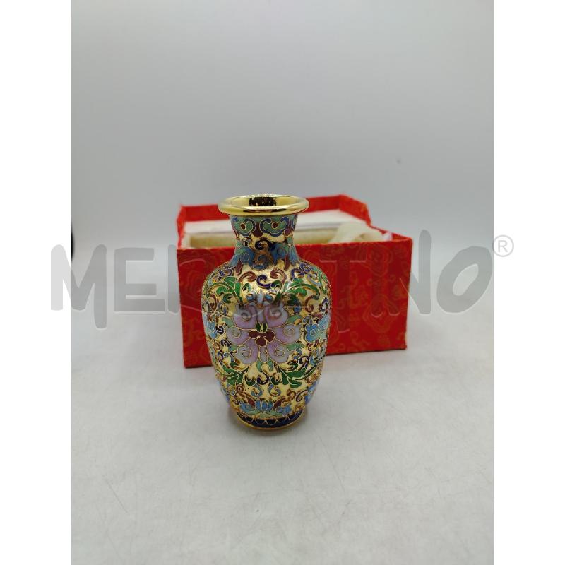 VASETTO CLOISONNE DORATO DEC | Mercatino dell'Usato Roma viale tirreno 1