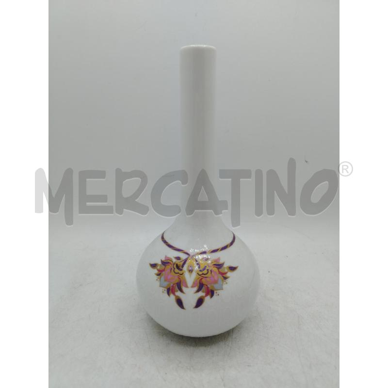 VASETTO COLLO STRETTO ROSENTHAL FIORI ROSA | Mercatino dell'Usato Roma viale tirreno 1