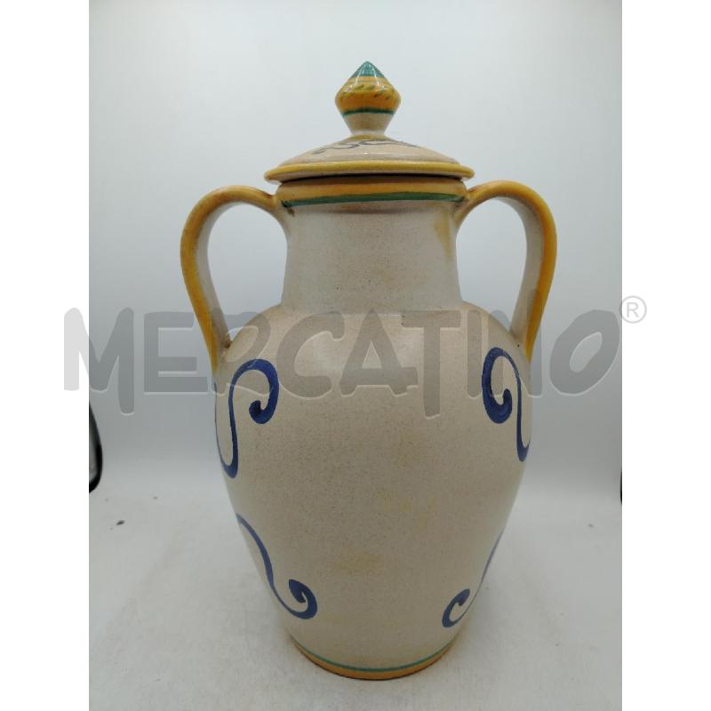 VASO ANFORA BIANSATO DERUTA AQUA DI MALVA | Mercatino dell'Usato Roma viale tirreno 4