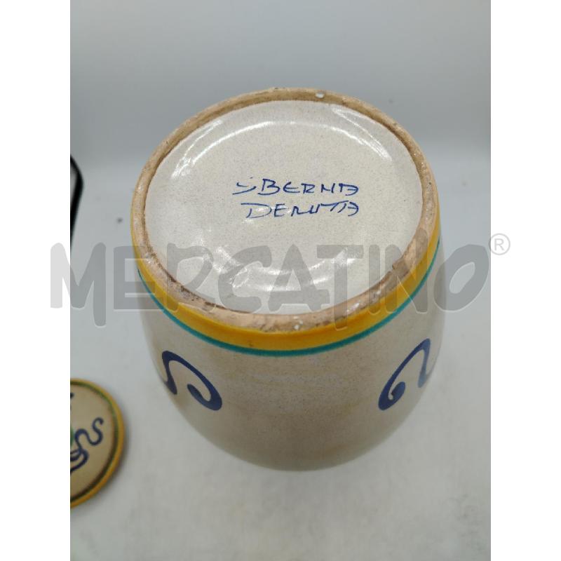 VASO ANFORA BIANSATO DERUTA AQUA DI MALVA | Mercatino dell'Usato Roma viale tirreno 5