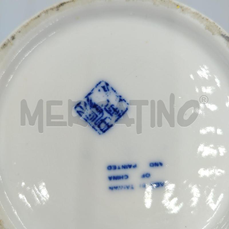 VASO CINESE BIANCO DEC DRAGHI | Mercatino dell'Usato Roma viale tirreno 4