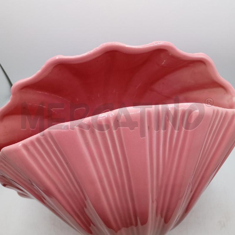 VASO CONCHIGLIA ESTE ROSA ANTICO | Mercatino dell'Usato Roma viale tirreno 2