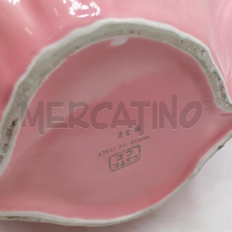VASO CONCHIGLIA ESTE ROSA ANTICO | Mercatino dell'Usato Roma viale tirreno 4