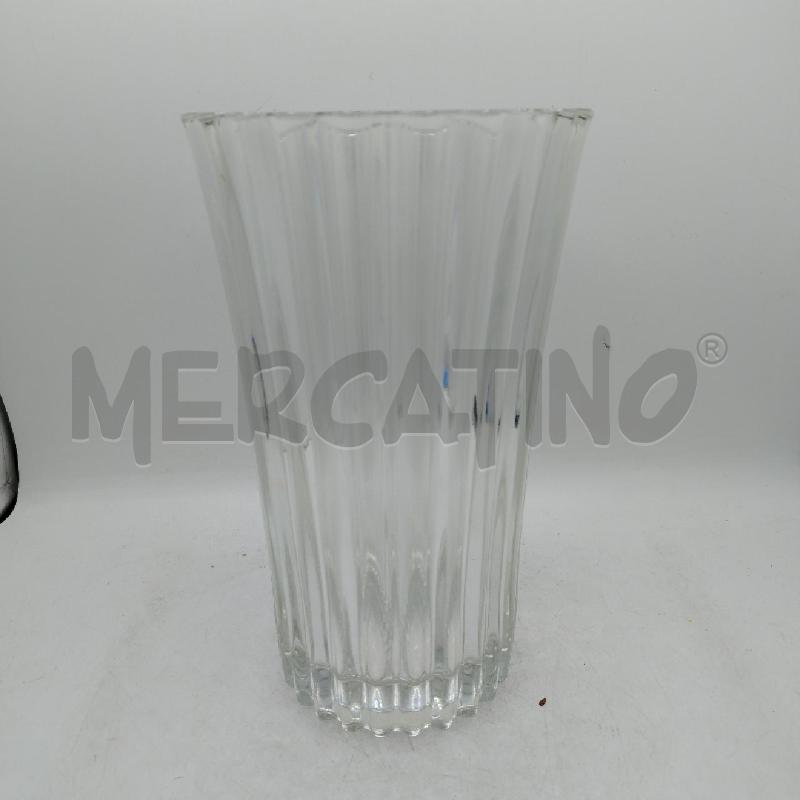 VASO CRISTALLO FRANCE ONDULATO | Mercatino dell'Usato Roma viale tirreno 1