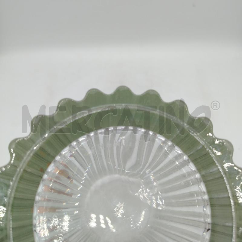 VASO CRISTALLO FRANCE ONDULATO | Mercatino dell'Usato Roma viale tirreno 4