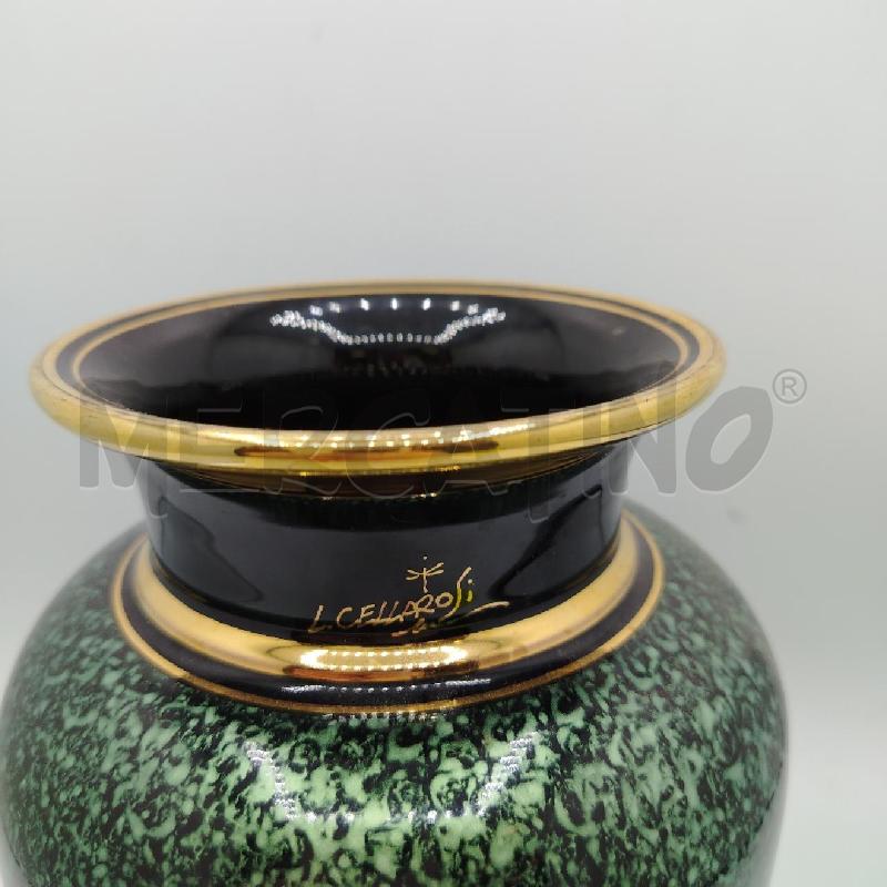 VASO LIBERO CELLAROSI VERDE NERO ORO | Mercatino dell'Usato Roma viale tirreno 3