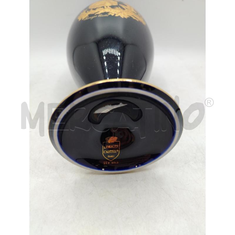 VASO LIMOGE CASTEL DECORAZIONI ORO  | Mercatino dell'Usato Roma viale tirreno 4